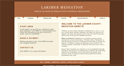 Desktop Screenshot of larimermediation.org