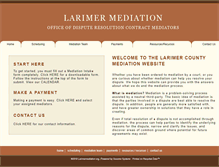 Tablet Screenshot of larimermediation.org